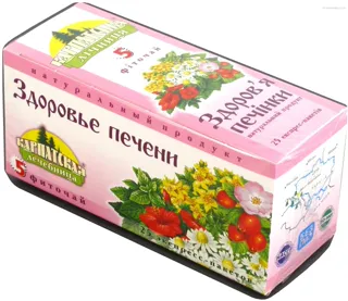 Karpatskaia Lechebnytsa Herbal Tea No. 25 Liver Health No. 5 25 bags — photo 3