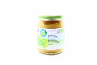 Hipp Banana and Peach Puree in Apple Puree Sugar-Free for Children from 4 Months Glass Jar 125g — photo 3