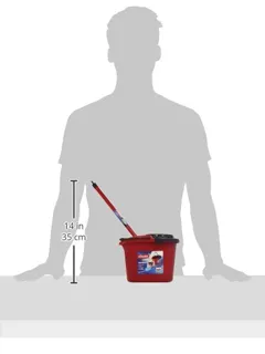 Theo Klein Vileda Mop with Bucket and Top for Kids (Red) — photo 2