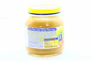 Hame Apple and Peach Puree Glass Jar 125g — photo 6
