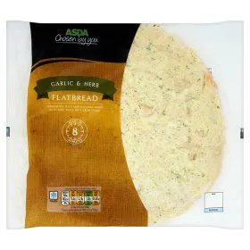 Asda Chosen By You Плоский хліб з часником та травами