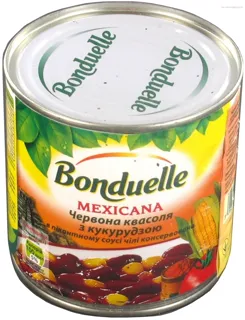 Bonduelle Red Beans in Chili Sauce with Corn, 430g tin — photo 7