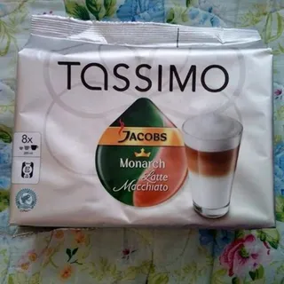 Jacobs Monarch Tassimo Latte Macchiato Capsules 8x7.4g + Milk Product with Sugar 8x52g — photo 2