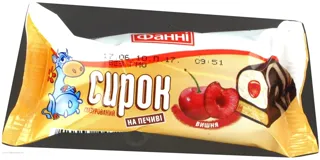 Fanny Cherry Glazed Curd on Biscuit 15% 50g — photo 8