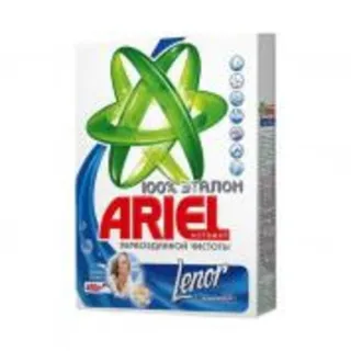 Пральний порошок Ariel Чистота Делюкс Колор Lenor Touch of Fresh автомат 450г — фото 4