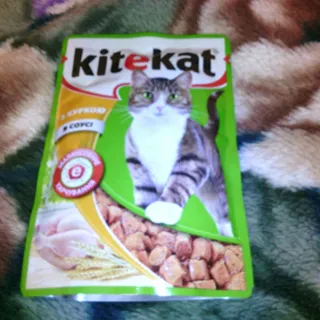 Kitekat Wet Adult Cat Food with Chicken in Sauce 100g — photo 4