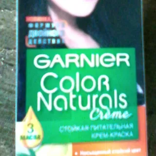 Фарба для волосся Garnier Color Naturals Crème Чорний опал 2.10 стійка 1шт — фото 8
