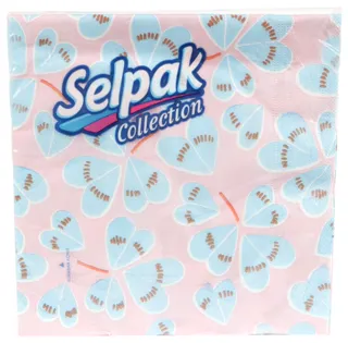 Selpak 3-ply paper napkins 33x33cm 20pcs — photo 3