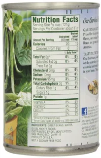 Del Monte Cut Green Beans No Salt Added 14.5 oz (Pack of 8) — photo 2