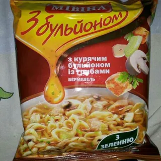 Mivina Noodles Chicken Broth Mushroom Flavor 70g — photo 2