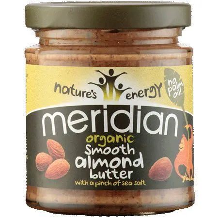(6 шт) - Meridian Foods - Органічне мигдальне масло | 170г | 6 пак
