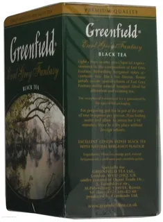 Greenfield Earl Grey Fantasy Ceylon Black Tea with Bergamot Loose 100g — photo 2
