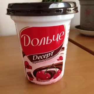 Dolche Cherry Chocolate Curd Dessert 4% 400g — photo 6