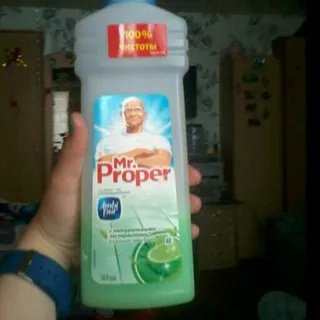 Mr. Proper floor and wall cleaner, refreshing lime and mint 750ml — photo 6