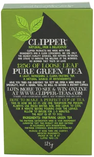 Clipper Pure Green Tea Insert 125g (6 pack) — photo 4