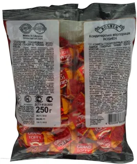Roshen Grand Toffee Candy 250g — photo 3