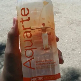Aquarte Protection Water with Acerola Extract and Orange Flavor 0.5L Plastic Bottle — photo 5