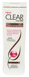 Шампунь Clear Women для відновлення пошкодженого та фарбованого волосся проти лупи 400 мл — фото 8
