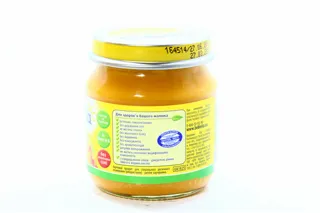 Bebivita Pumpkin Puree from 5 months glass jar 100g — photo 2