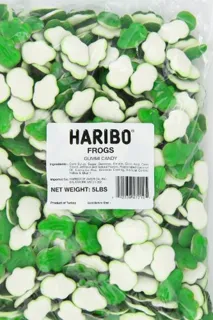 Haribo Gummies, Frogs, 5 lb Bag — photo 4