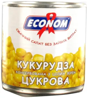 Econom Sweet Corn Whole Kernels Tin 400g — photo 2