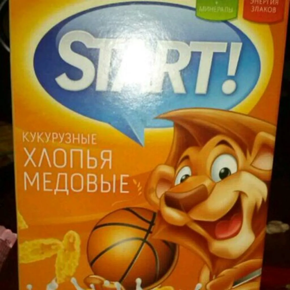 Сніданок Start пластівці кукурудзяні медові сухий коробка 90г