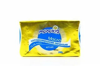 Molokiya Selyanske Sweet Cream Butter 73.5% 200g — photo 2