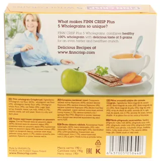 Finn Crisp Rye Crispbread 5 Grains 190g — photo 3