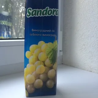 Sandora White Grape Juice Tetra Pak 1L — photo 3