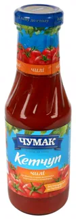 Chumak Chili Ketchup 330g Glass Bottle — photo 2