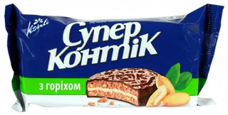 Konti Super-kontik Nut Cookies in Milk Glaze 100g pack — photo 4