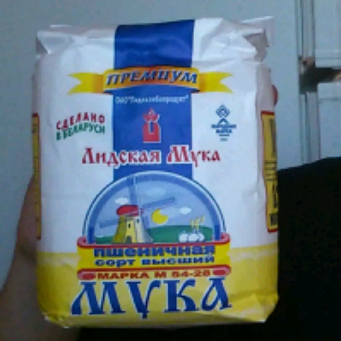 Lydskaia Muka Wheat Flour M 54-28 Premium 1 kg