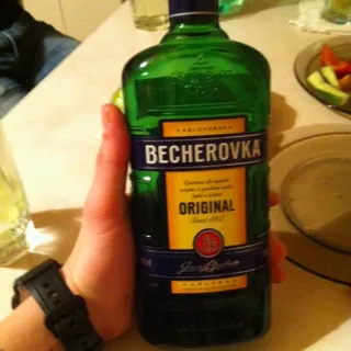 Becherovka Original Liqueur 38% Glass Bottle 0.5L — photo 2