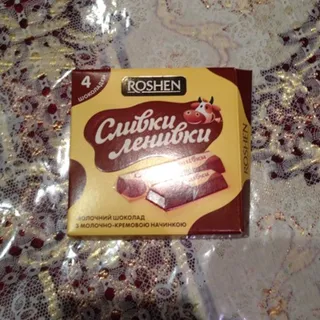 Roshen Lazy Cream Milk Chocolate 50g — photo 2