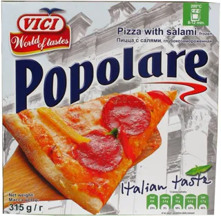 Vici Popolare Frozen Salami Pizza 315g — photo 2
