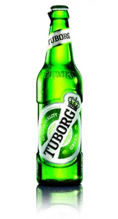 Tuborg Green Light Beer Glass Bottle 0.33L — photo 2