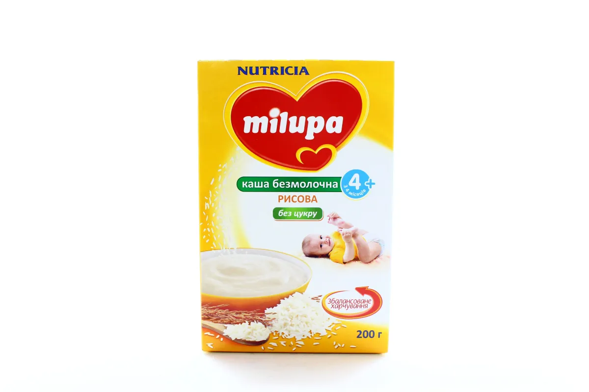 Milupa instant rice porridge dairy-free for children from 4 months 200g