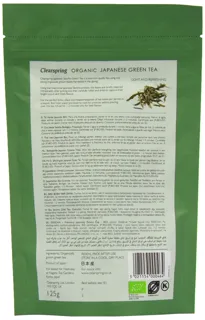Clearspring Organic Japanese Green Tea Sencha Loose 125g — photo 3