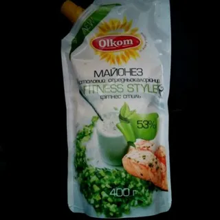 Olkom Fitness Style Mayonnaise Doy-Pack 400g — photo 5