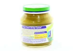 Hame Broccoli Vegetable Puree for Children from 4 Months Glass Jar 125g — photo 5