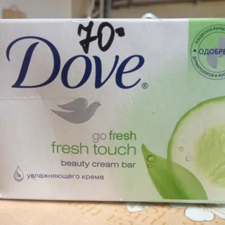 Dove Cream Bar Fresh Touch carton 135g — photo 7