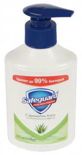Рідке антибактеріальне мило Safeguard Алое з дозатором 225 мл — фото 4