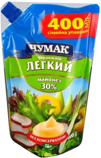 Chumak Real Light Mayonnaise 385g — photo 3