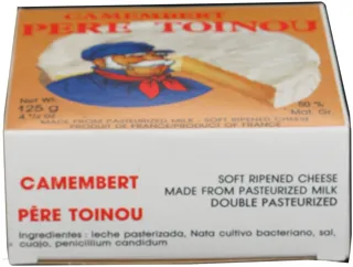 Pere Toinou Camembert Soft Cheese 50% 125g — photo 2
