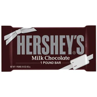 Hersheys Milk Chocolate Bar, 1 lb Bar — photo 8