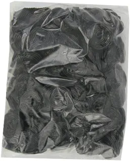 Haribo Gummy Candies, Black Licorice Wheels, 5 lb Bag — photo 3