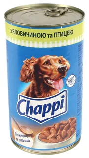 Chappi Meat Duo Dog Food with Beef and Poultry in Gravy Canned 1200g — photo 4