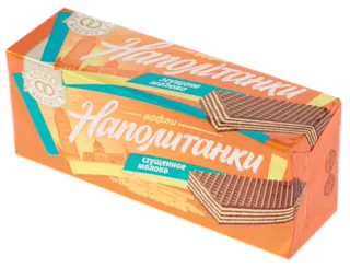 Roshen Napolitanky Wafers Condensed Milk 72g — photo 2