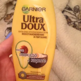 Бальзам-ополіскувач Garnier Ultra Doux Авокадо і каріте для відновлення та живлення 200 мл — фото 11
