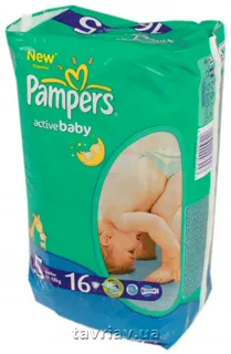 Pampers Active Baby-Dry 5 Diapers 11-18kg 16pcs — photo 5
